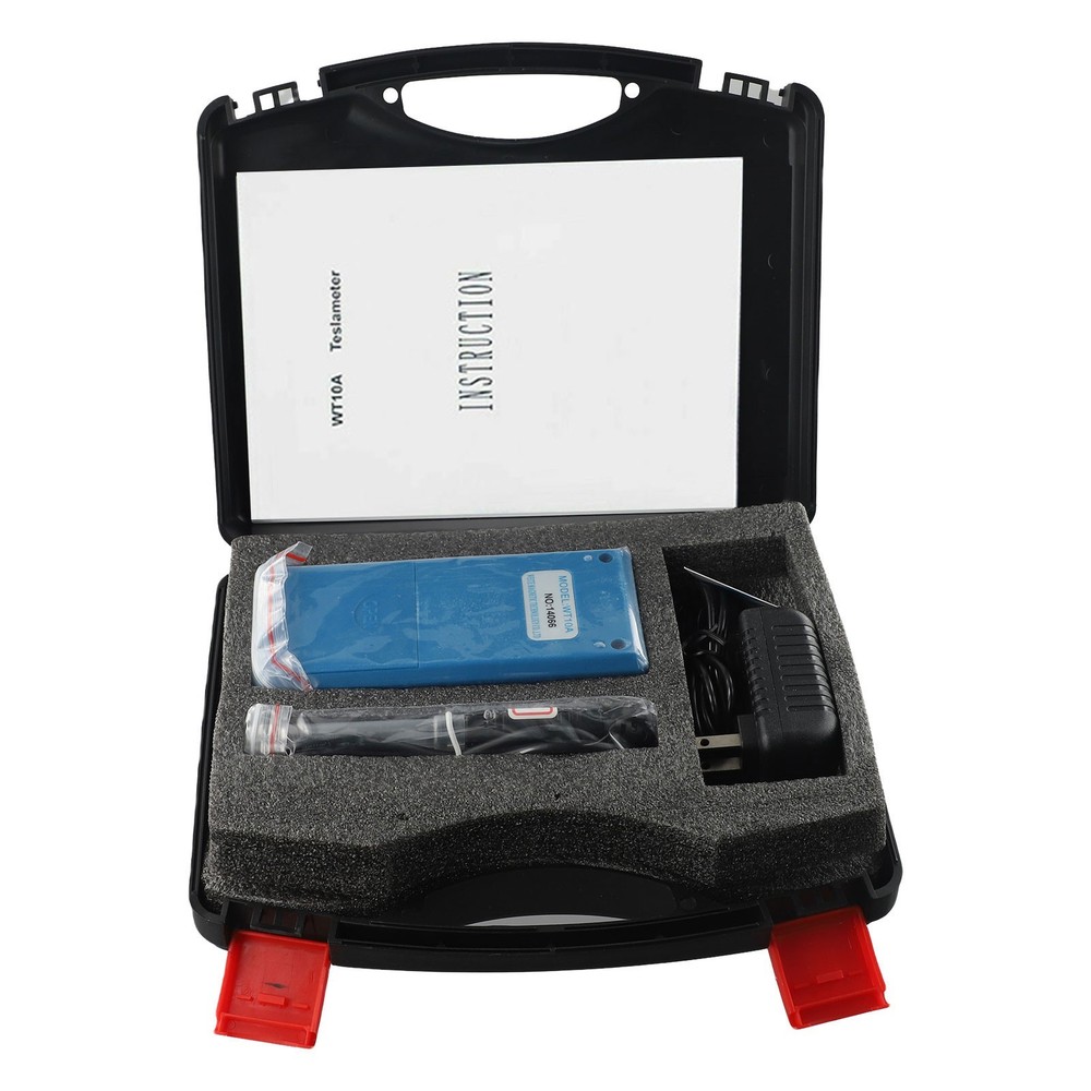 Handheld WT10A Magnetic Field Tester Gauss Meter with Ns Function Probe