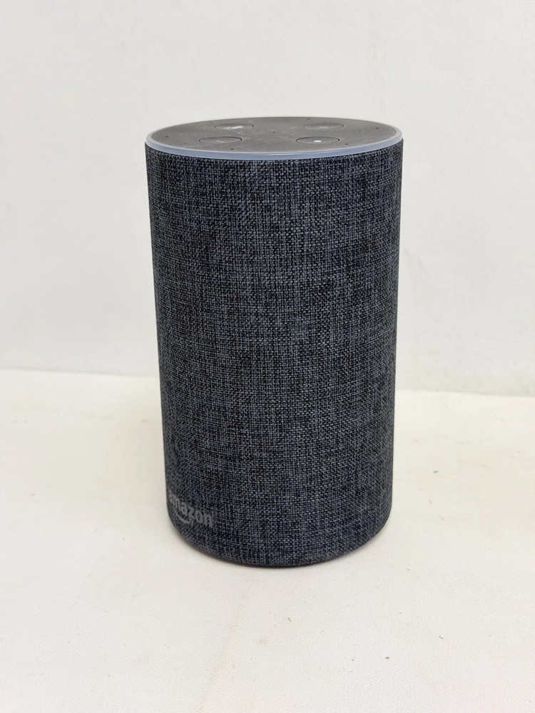 Amazon Echo 2nd Gen Smart Speaker Alexa Dolby Processing Charcoal Fabric
