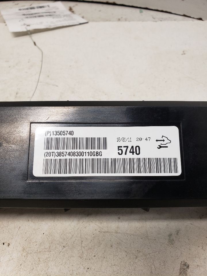 Engine ECM Temperature ID 13504778 Fits 2011 REGAL Tested OEM
