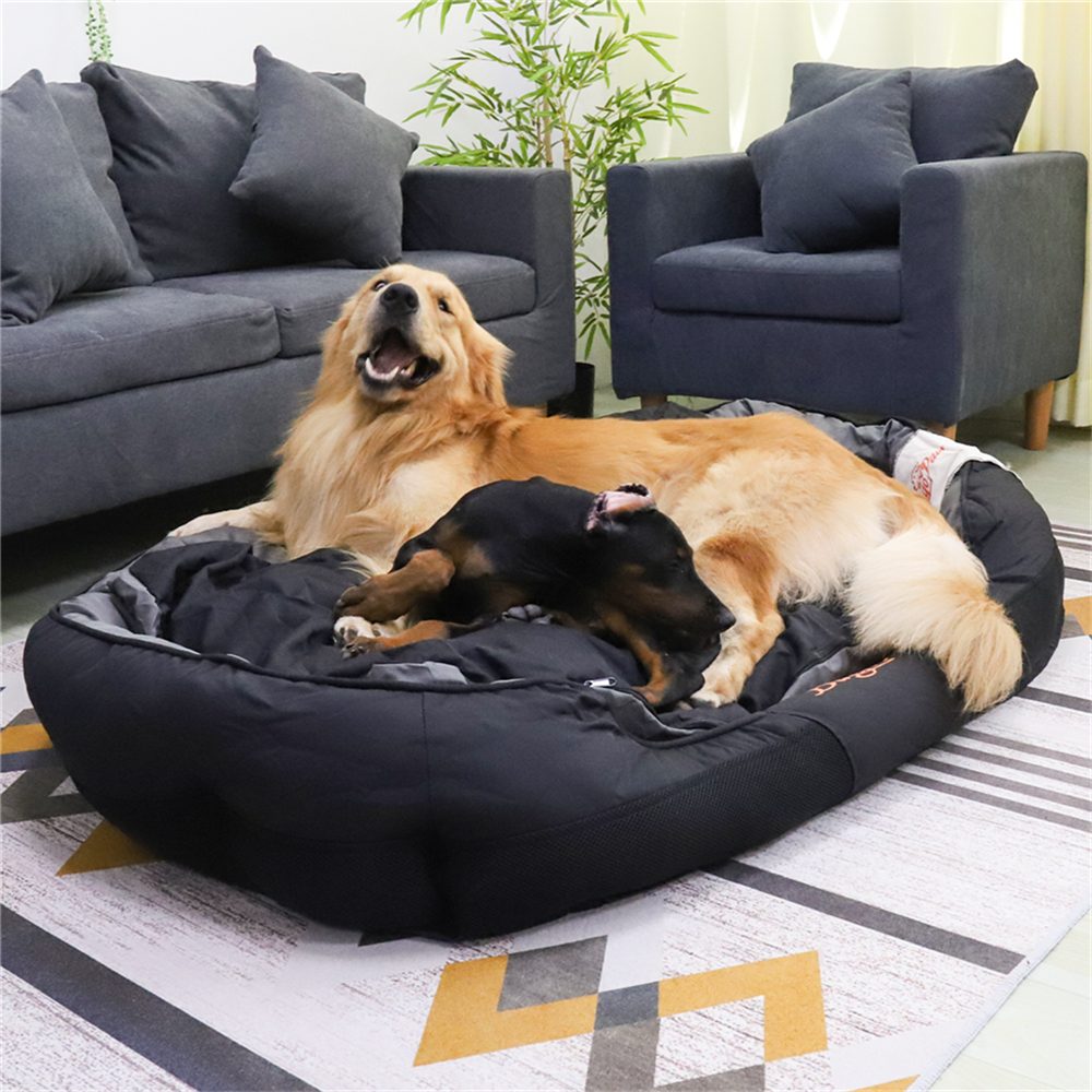 XL Large Dog Bed Waterproof Sofa Dog Pet Bolsters Removable Cushion Anti-scratch