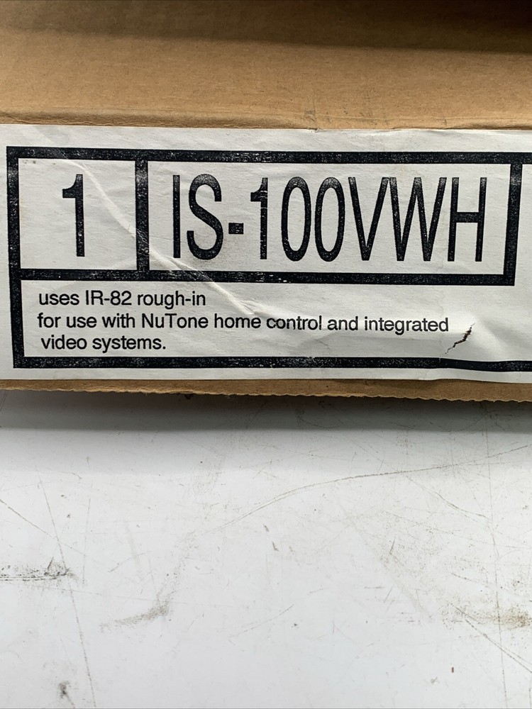 NUTONE IS-100VWH WIDE RANGE 8" SPEAKER See Pics