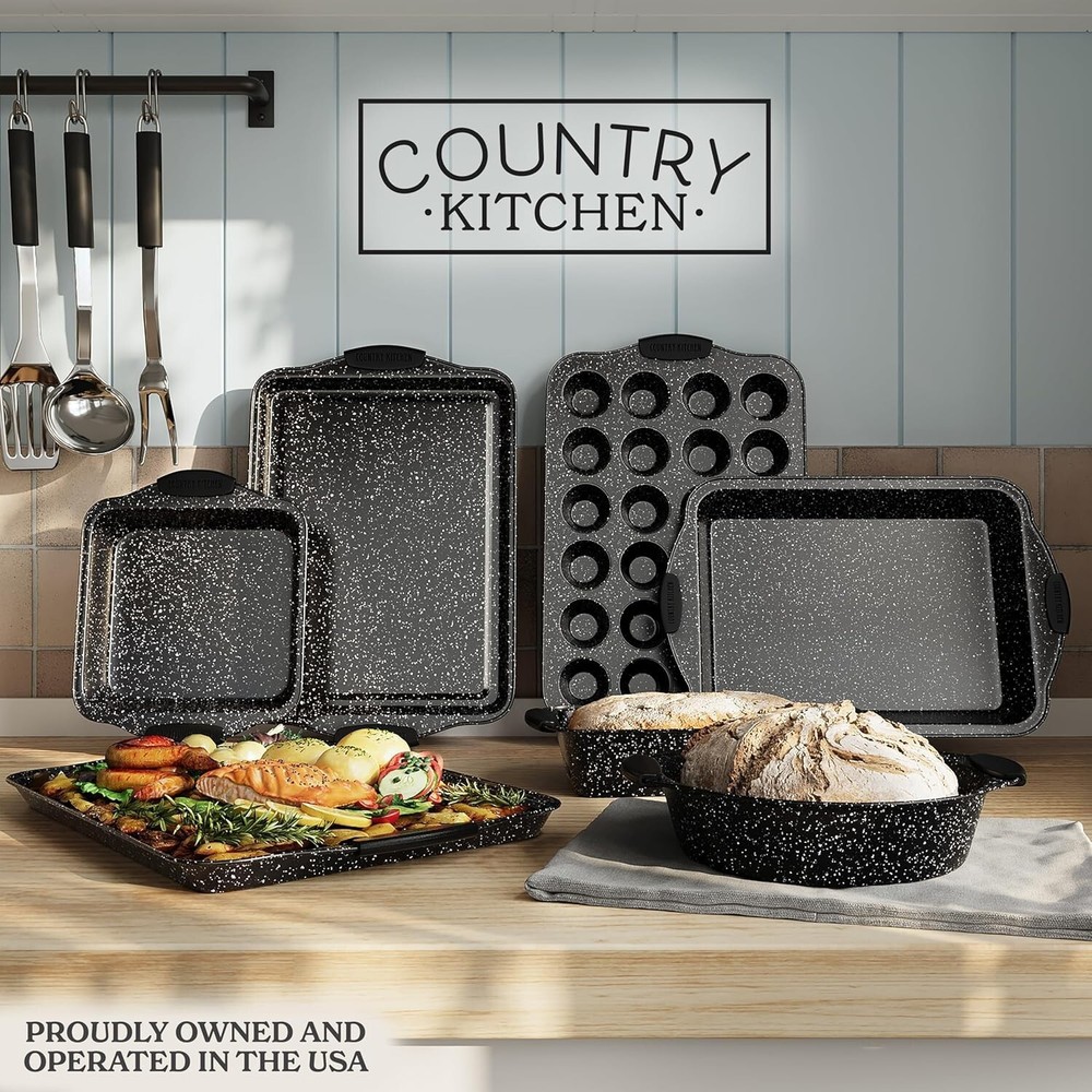 10-Piece Nonstick Baking Set, Stackable & PFOA-Free, for Modern Kitchens
