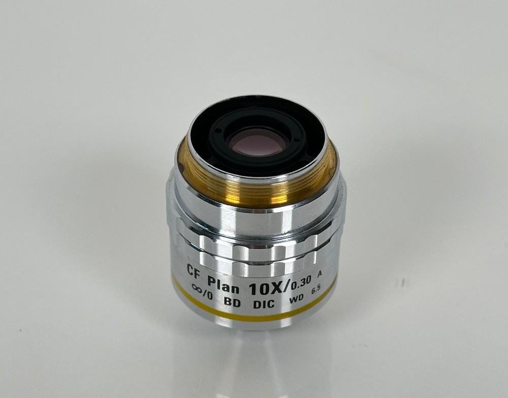 Nikon CF Plan 10x/0.30 BD ∞/0 WD 6.5 Microscope Objective Lens