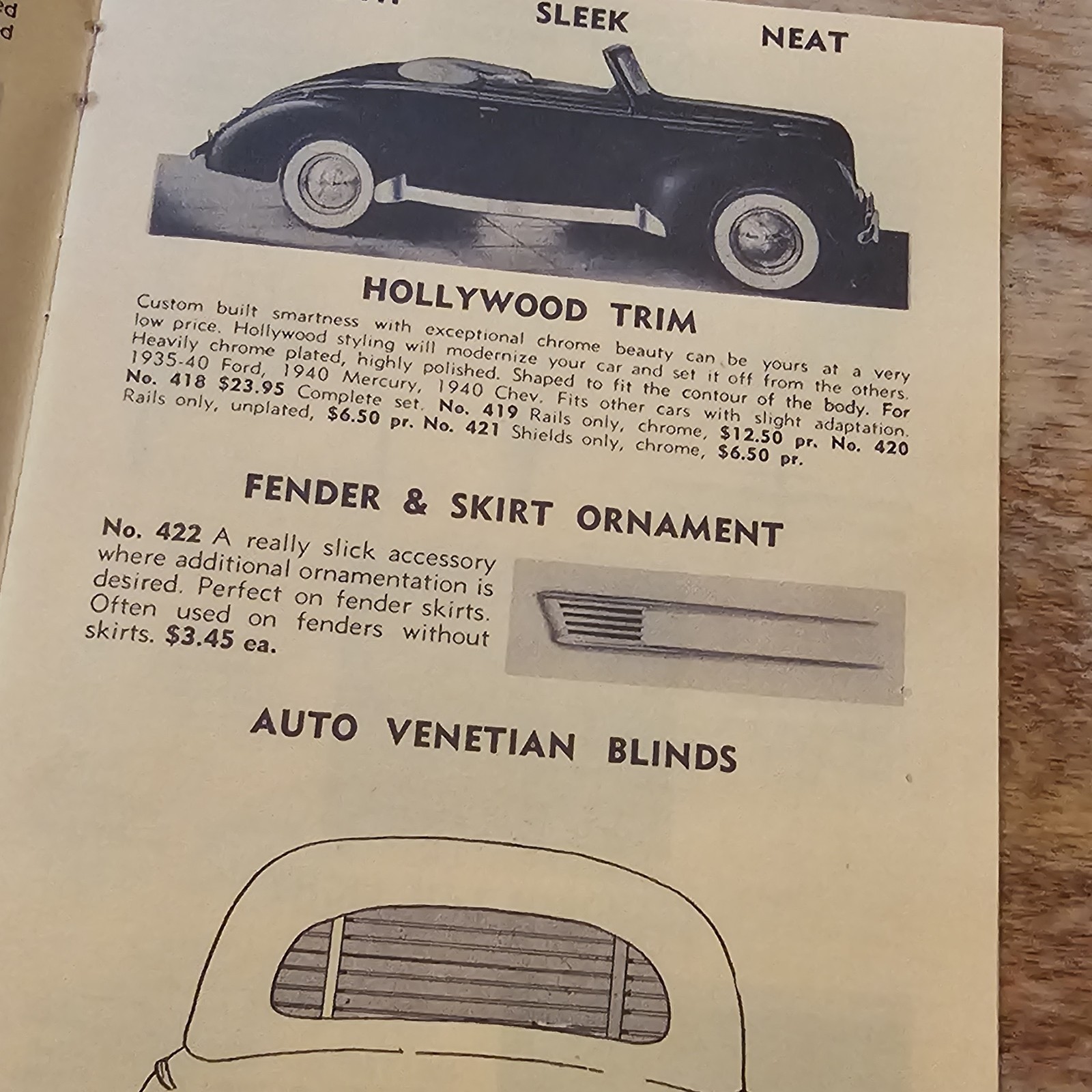 1948 Eastern Auto Accessories Catalog hot rod custom speed shop Cal auto ford V8