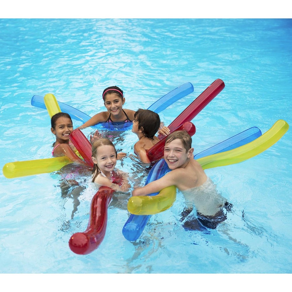 Water Worms Inflatable Pool Noodles (6 Pack)
