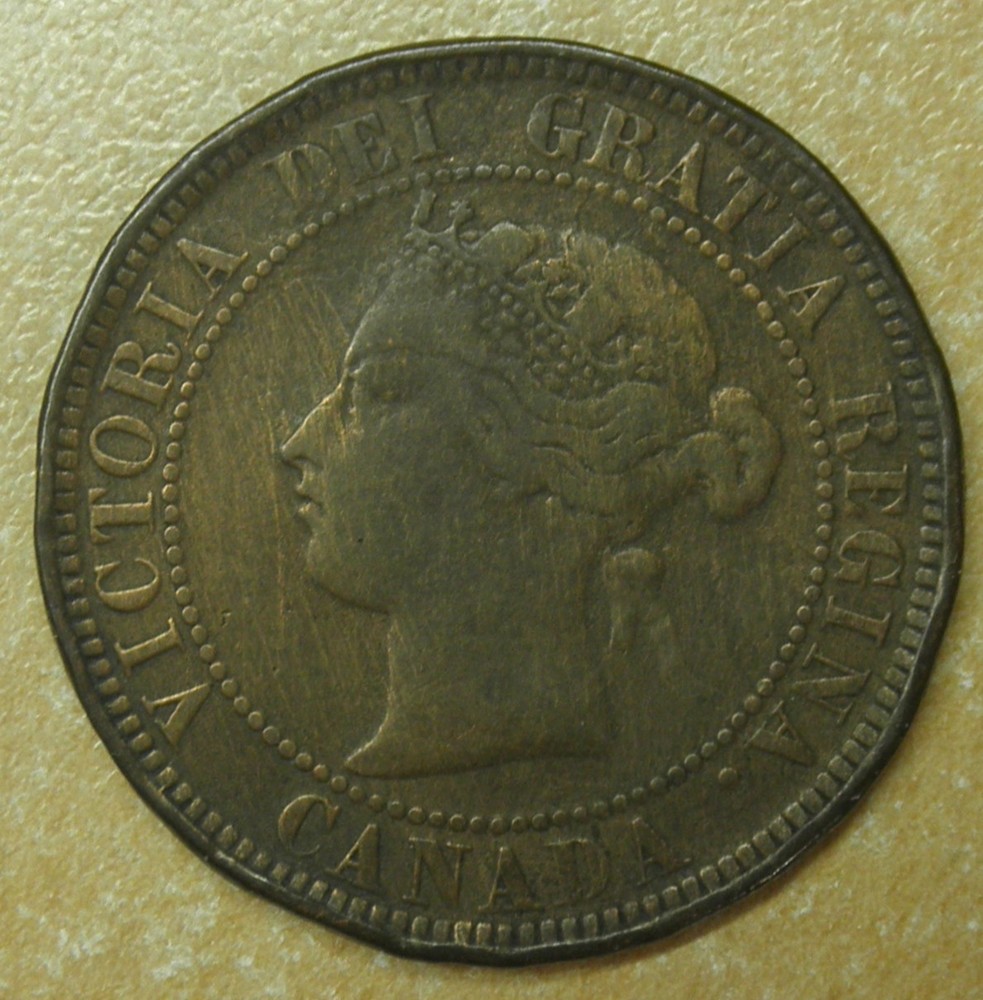 Canadian 1886 Large One Cent