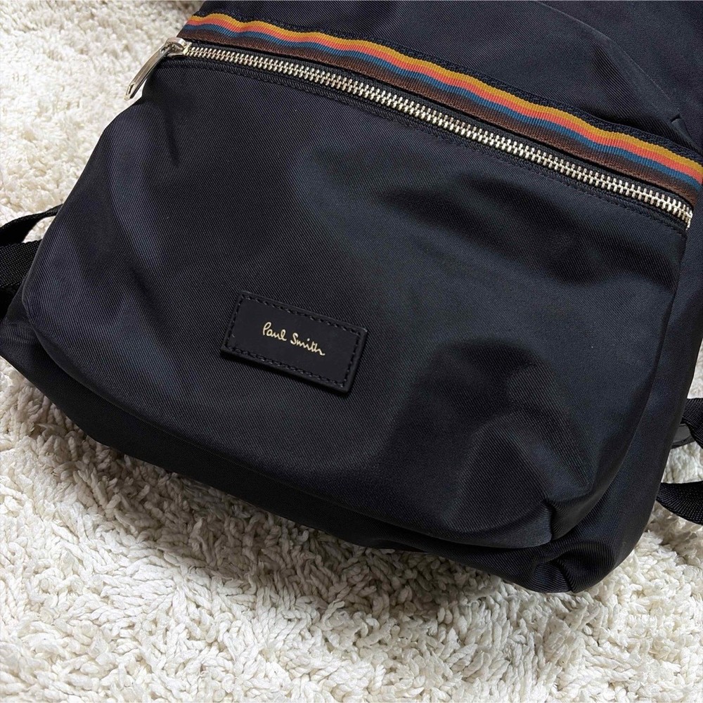 Paul Smith Multistripe Nylon Backpack A4 From Japan