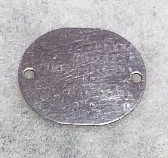 WWII USNR Ralph McWilliams T-45 Single Dog Tag