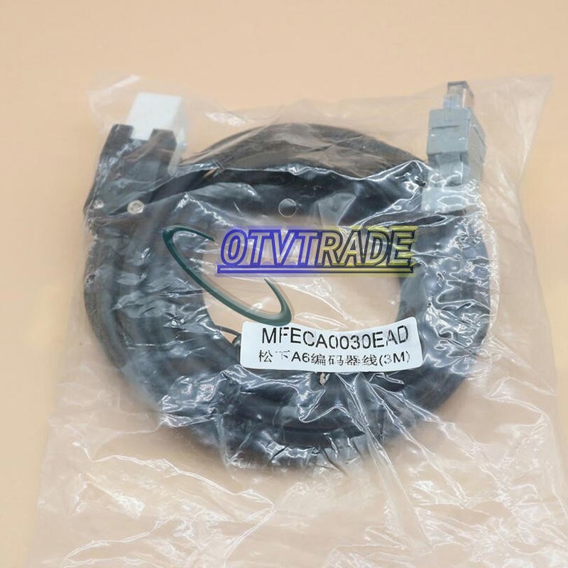 1PCS New For Panasonic MFECA0030EAD A6 Servo Motor Encoder Cable 3M