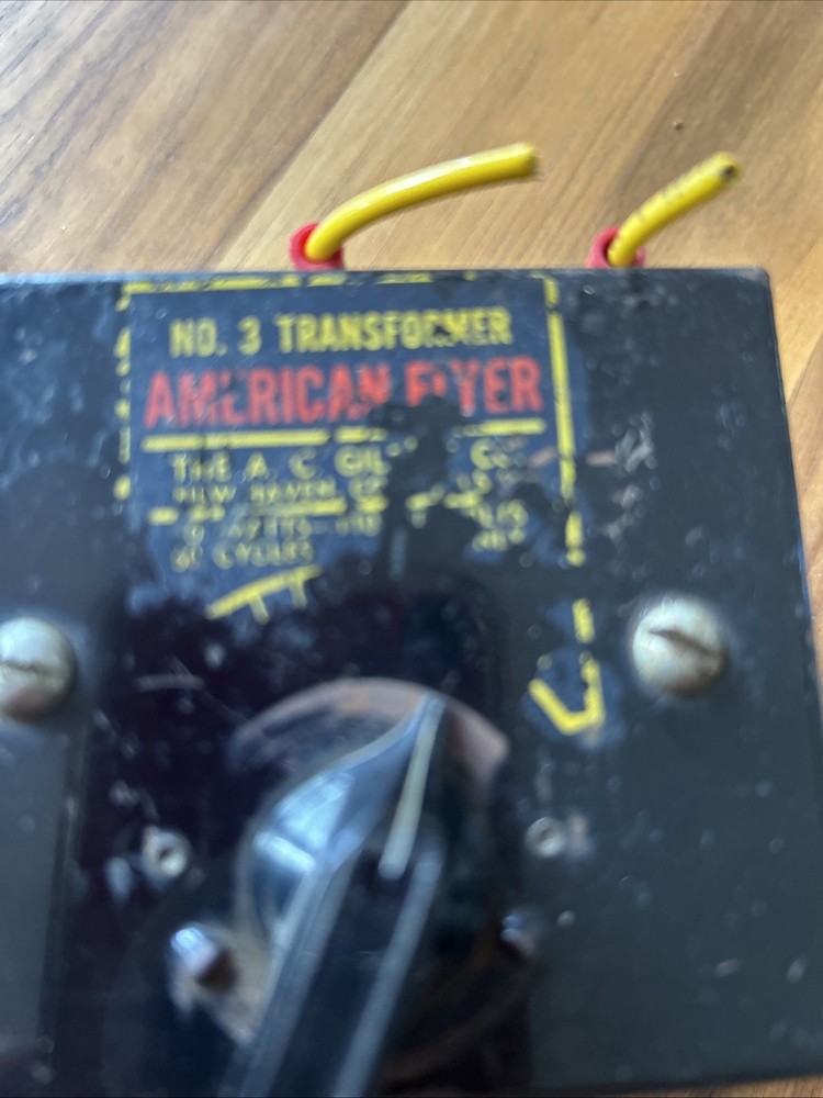 American Flyer No. 3 Transformer