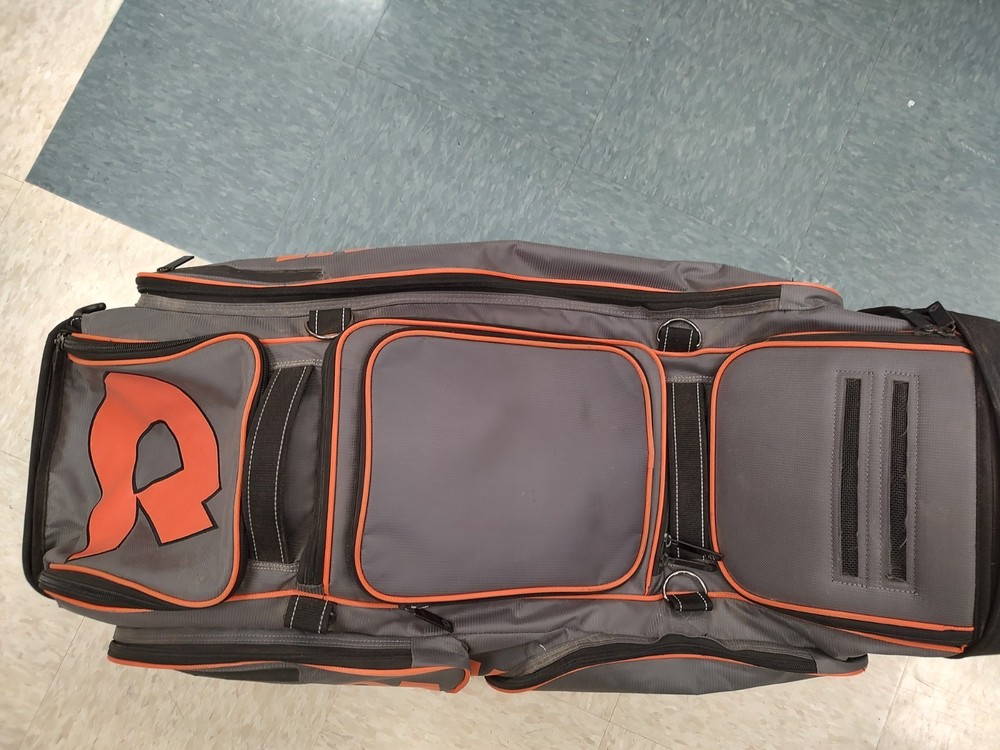 Rare* DeMarini Special Ops Wheeled Bag Orange And Gray