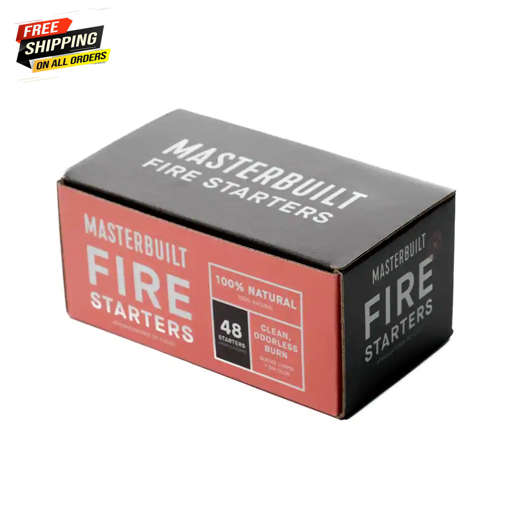 Masterbuilt Fire Starters Clean Odorless Burn 48 Count