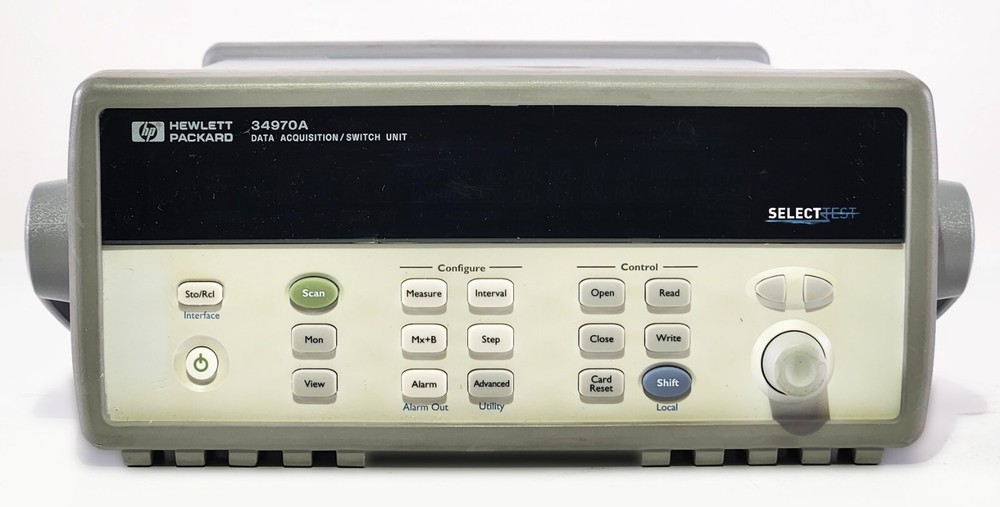 AGILENT (HP) 34970A DATA ACQUISITION / SWITCH UNIT WITH DMM *LOOK* (REF.: 641L)