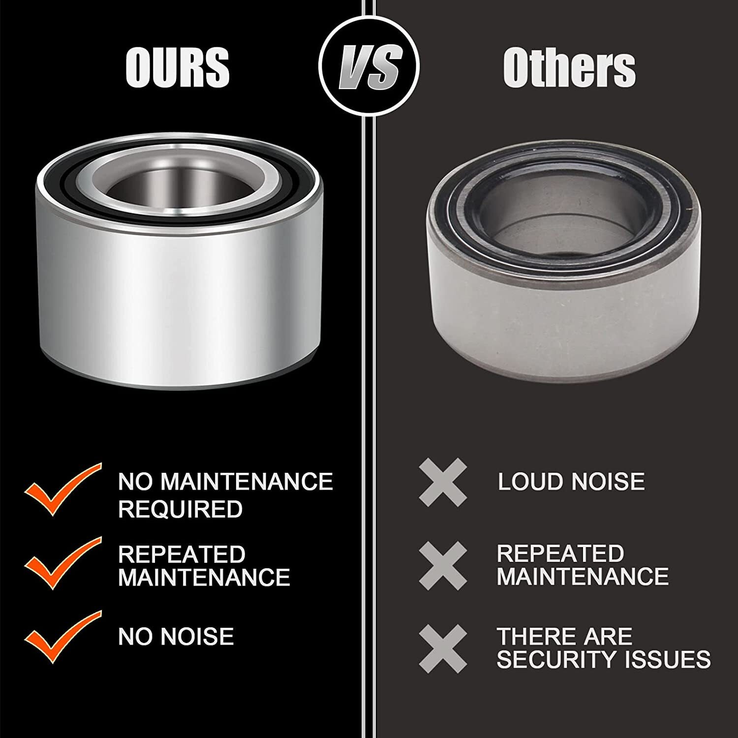 For Polaris RZR 1000 XP (2) Front + (2) Rear Wheel Bearings Kit 3514822 3514699