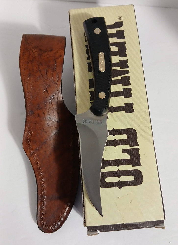 Old Timer 152OT Sharpfinger Fixed Blade Knife w/Box EUC