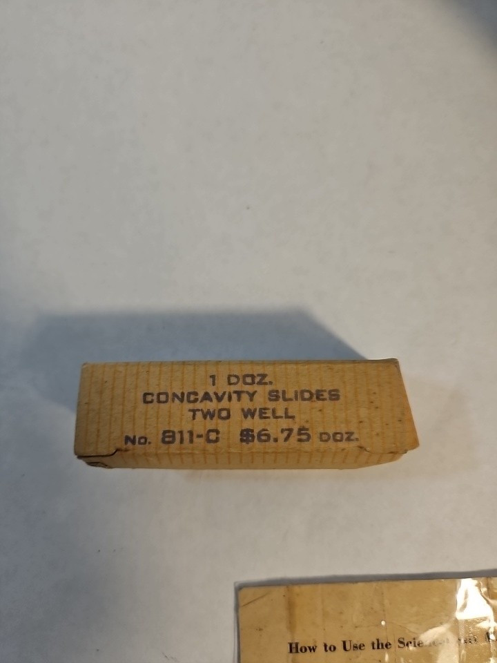 Vtg Sciencecraft Microscope Lab Accessory Kit 1935-1960