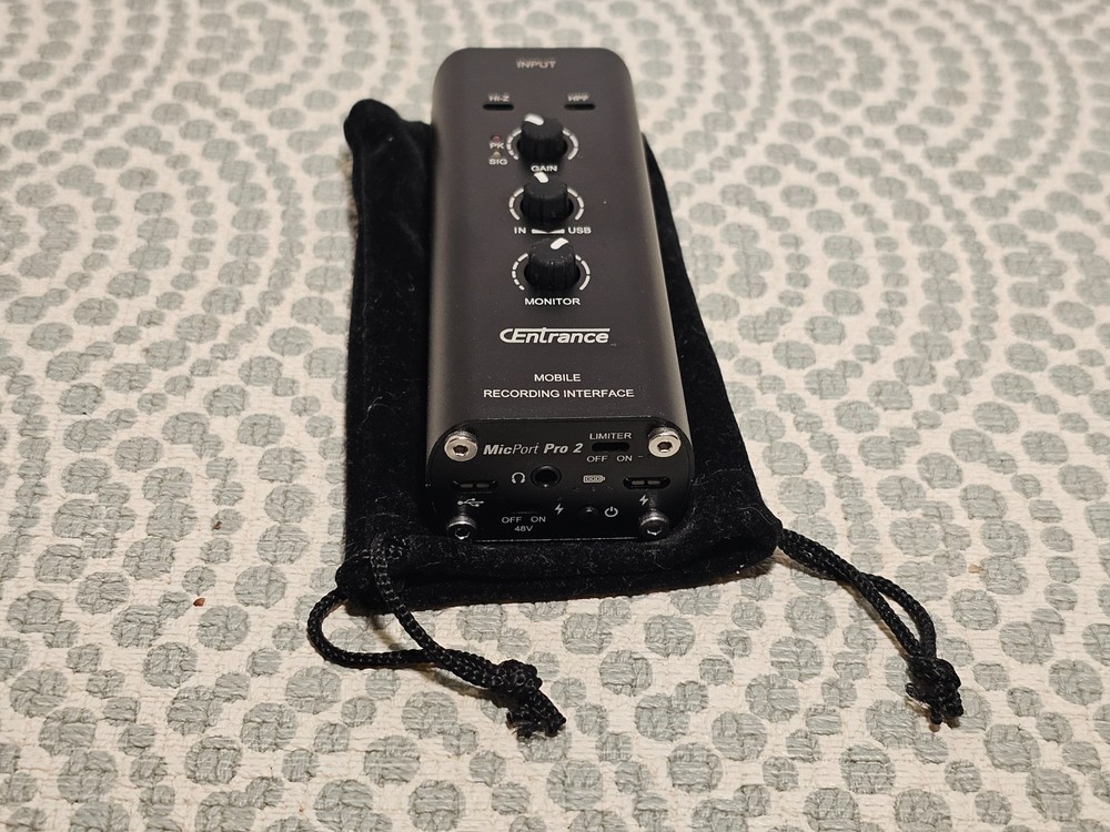 CEntrance MicPort Pro 2 Portable Audio Interface – Computer & Mobile Ready