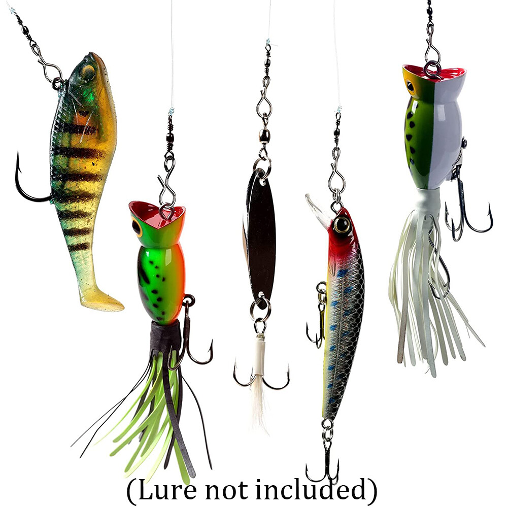 XS-XL No-Knot Snaps Fly Fishing Quick Change Connect for Flie Hook&Lures 50-200X