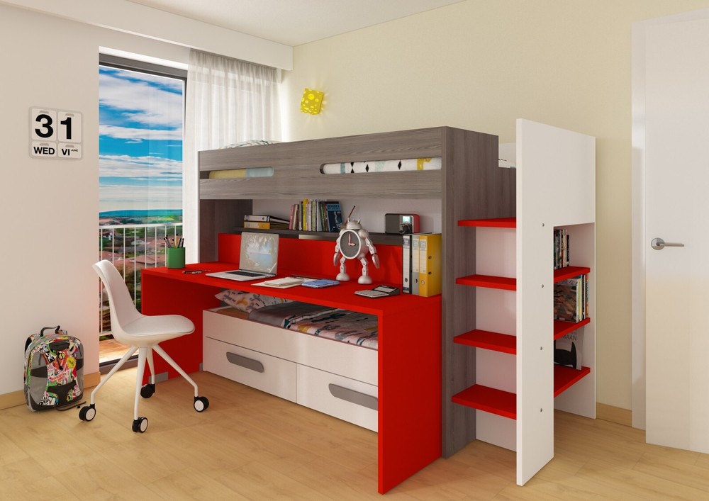 Hanzo Bunk Bed made in Spain by Transman Spain