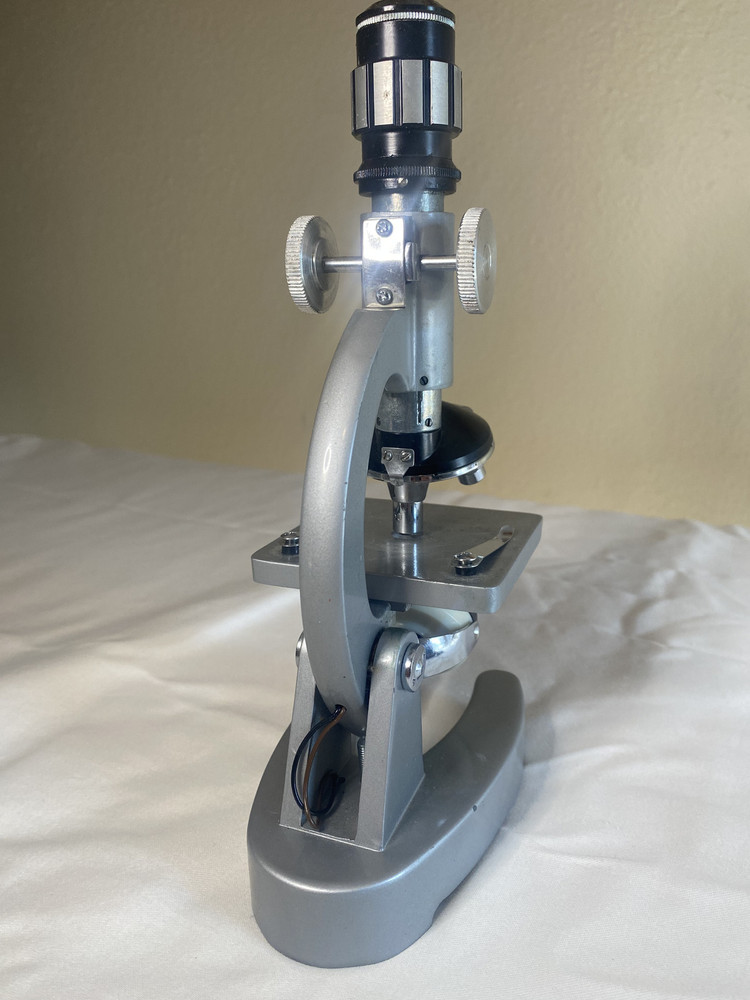 Vintage Microscope with Case