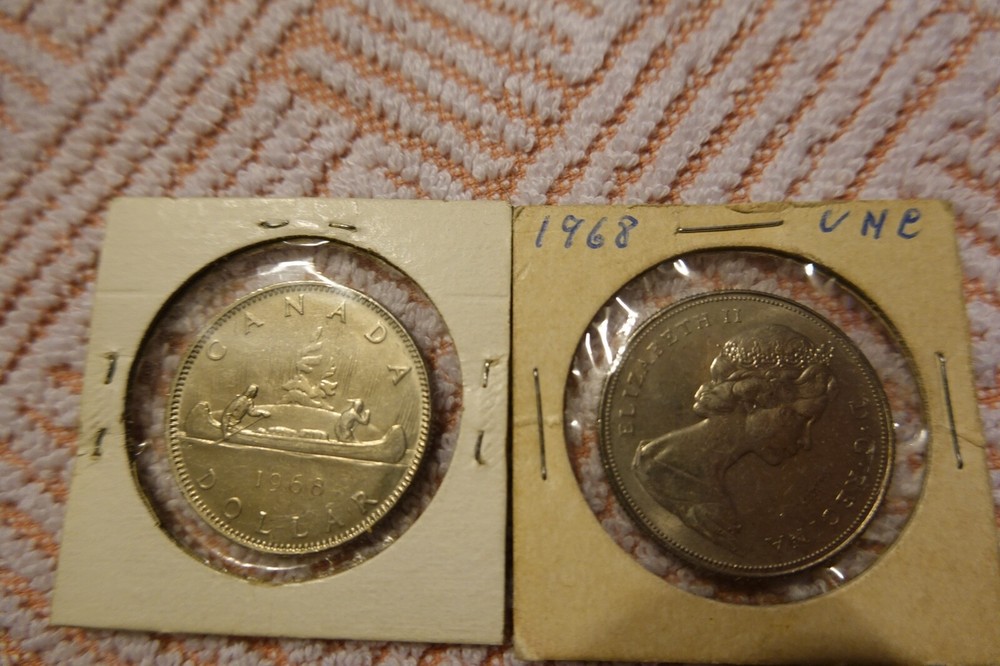 1968 Canada Silver Dollar BU/Prooflike