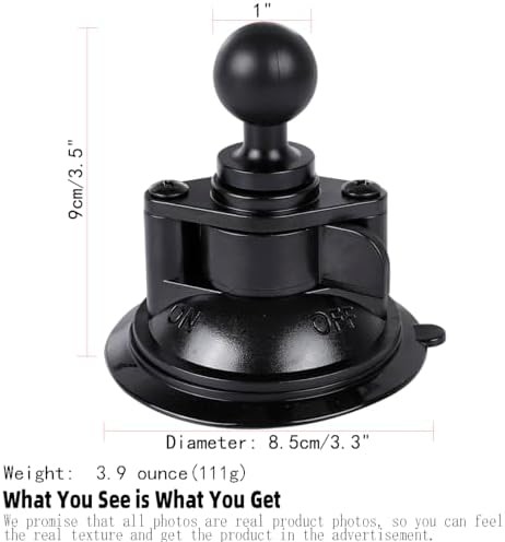 Suction Cup Mount with Ball Head