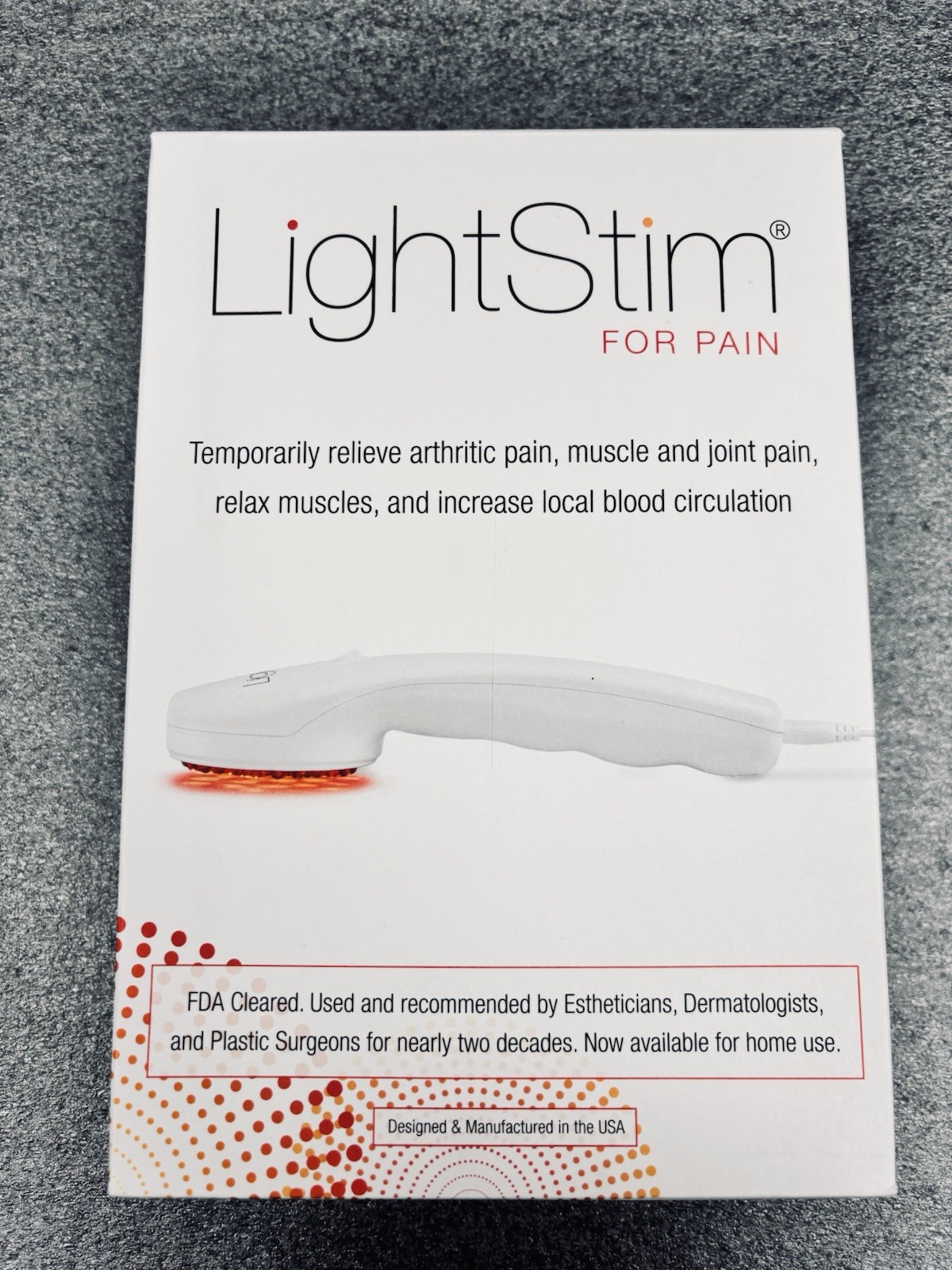 LightStim for Pain - LED light therapy device - Turquoise - New