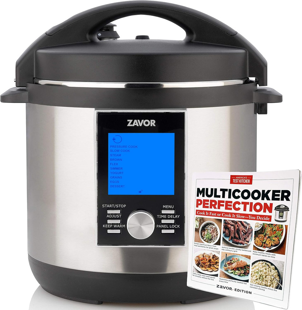 LUX LCD 6 Quart Multi-Cooker with America'S Test Kitchen Multicooker Perfection