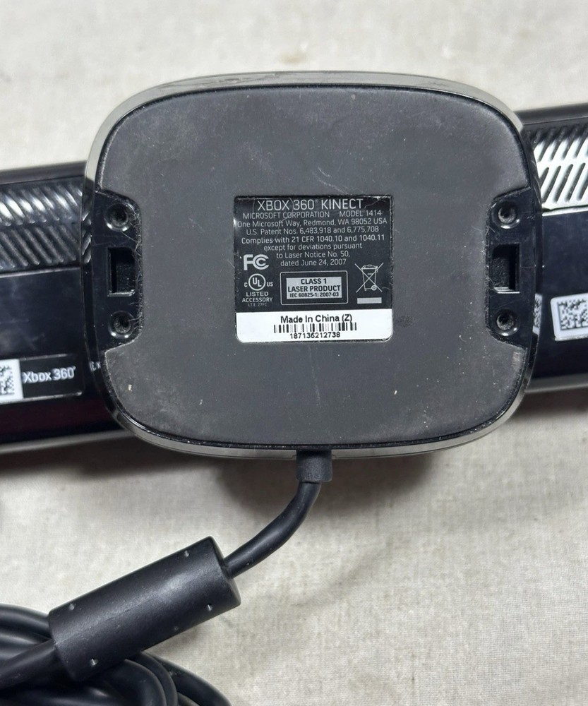 Official Microsoft Xbox 360 Kinect Motion Sensor Bar ~ Tested Working