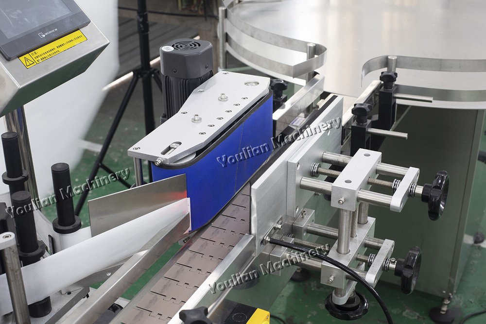 MT-200 Automatic Round Bottle Labeling Machine Glass Plastic Bottle Labeler