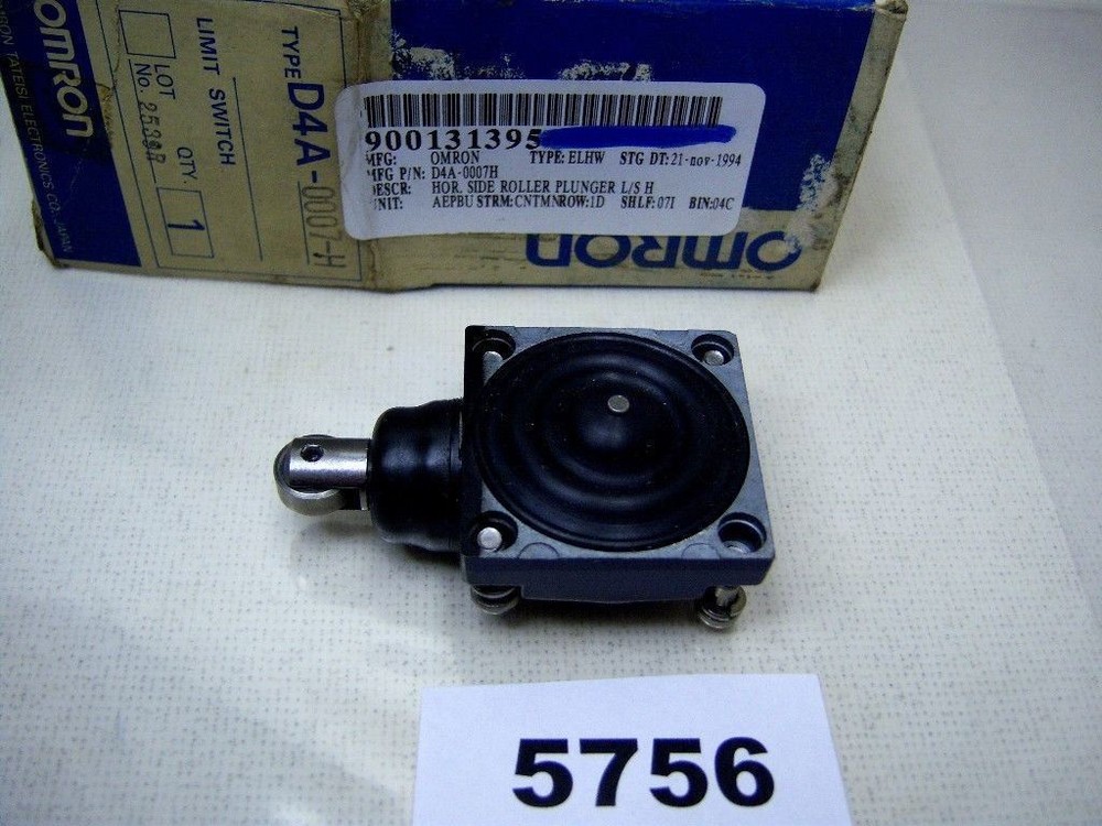 Omron Limit Switch Head Side Roller D4A-0007-H
