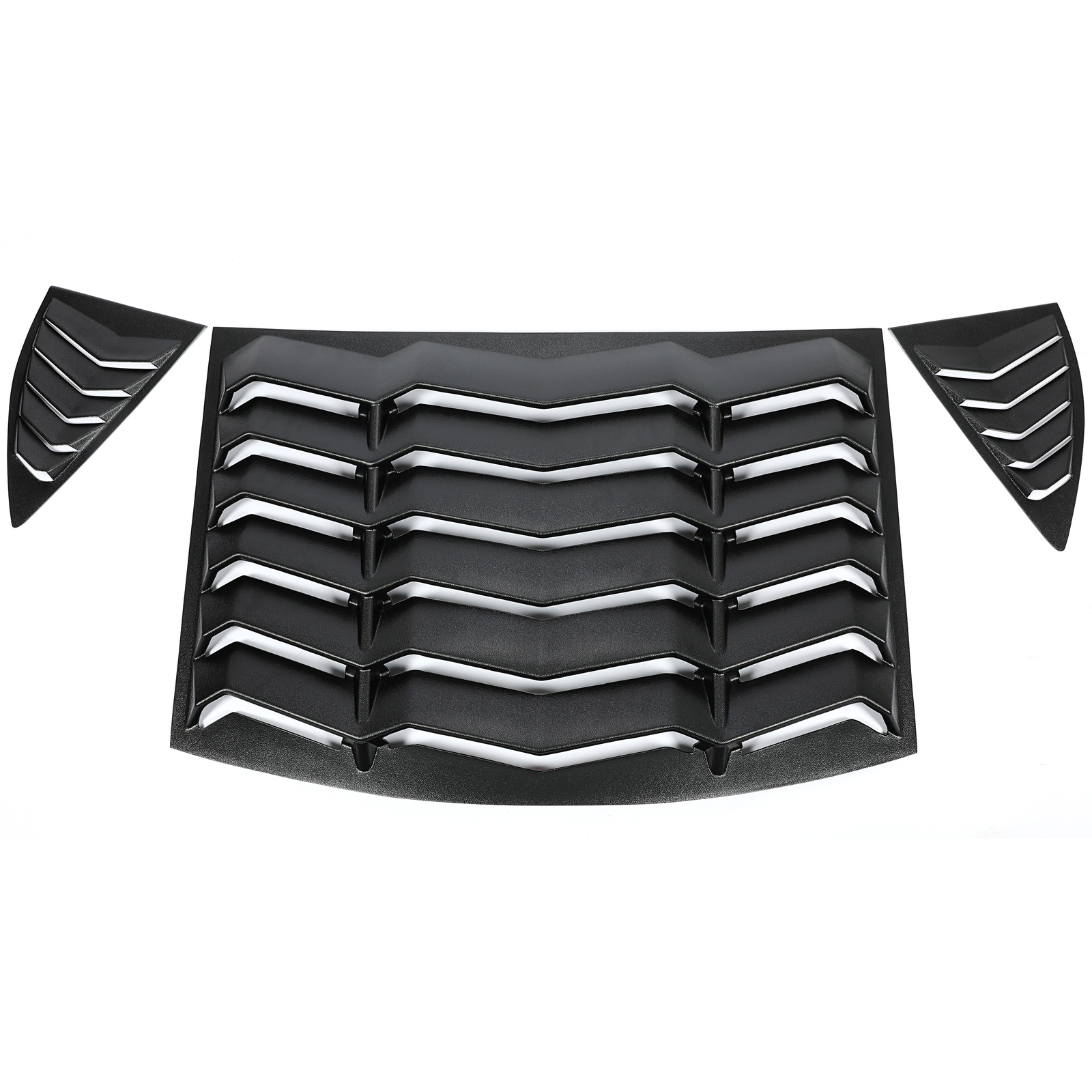 Rear & Side Window louvers Sun Shade Cover for Chevy Camaro 10-15 GT Lambo Style