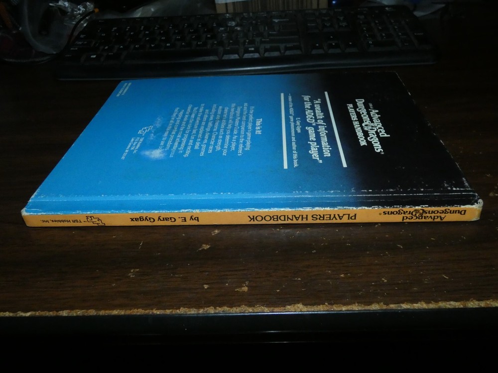 TSR AD&D 1st Edition PHB: Players Handbook