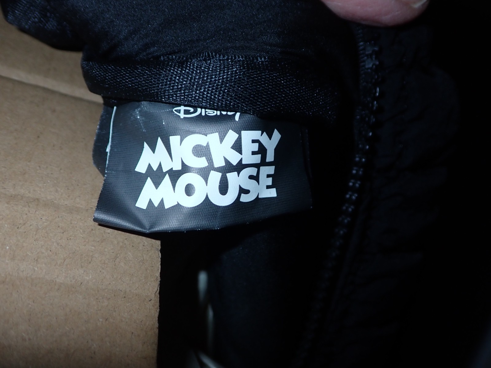 NEW Disney Mickey Mouse Black Quilted Nylon Backpack Purse Bioworld NWT