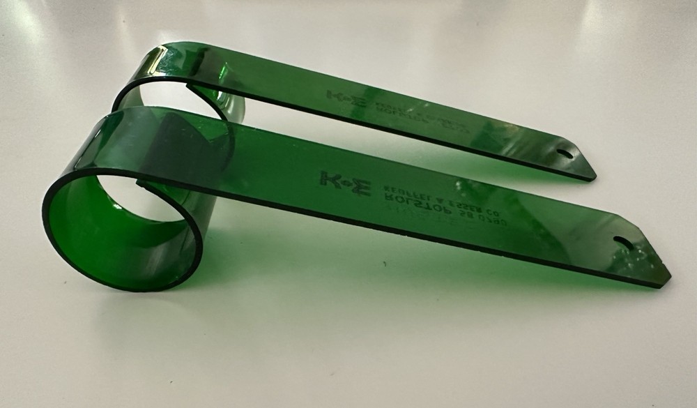 Vtg K&E Keuffel & Esser Rolstop #58 0790 & #2703 Engineering Drafting Tool Pair
