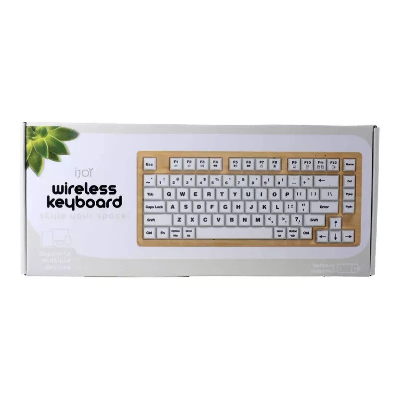 iJoy Wireless Wooden Keyboard