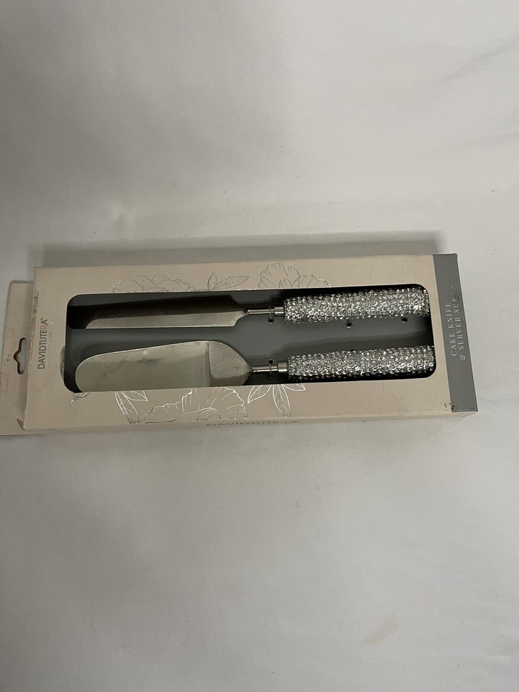 David Tutera Wedding Cake Knife And Server Set