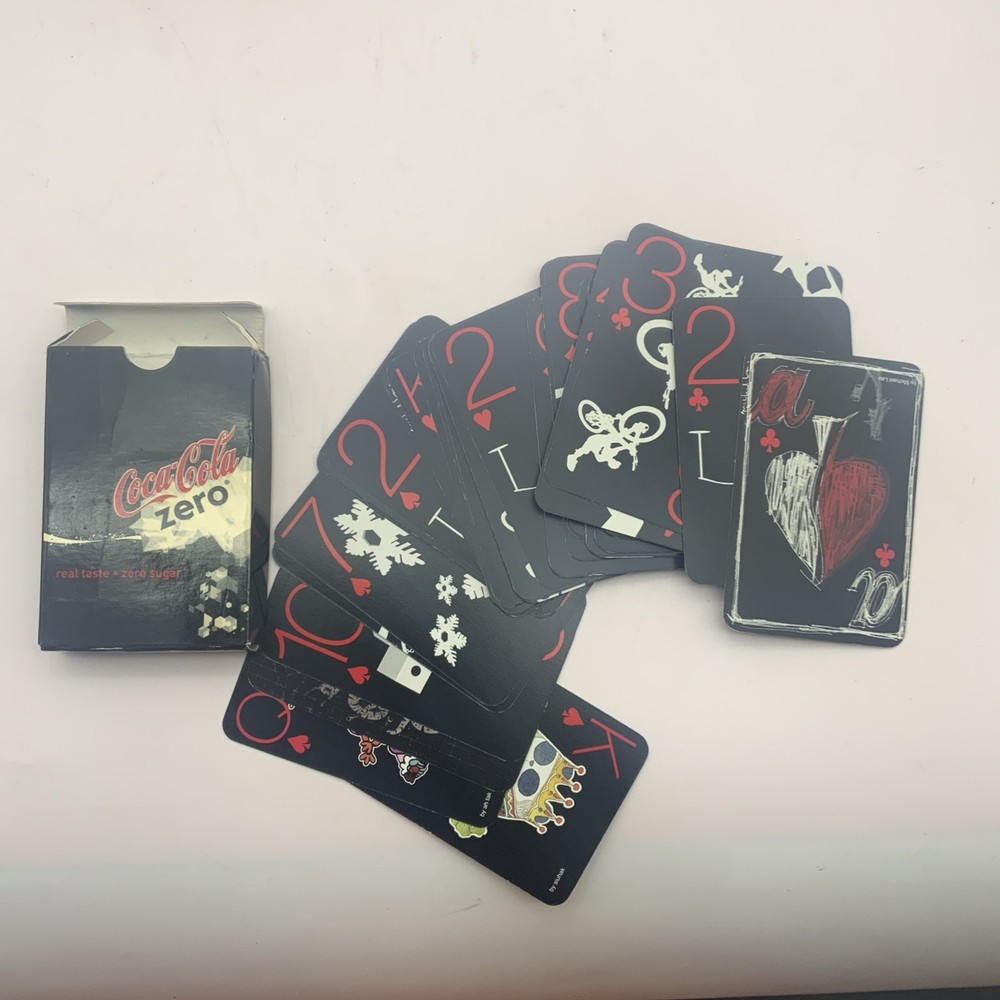 Coca Cola Zero Playing Cards Designed By Michael Lau Used
