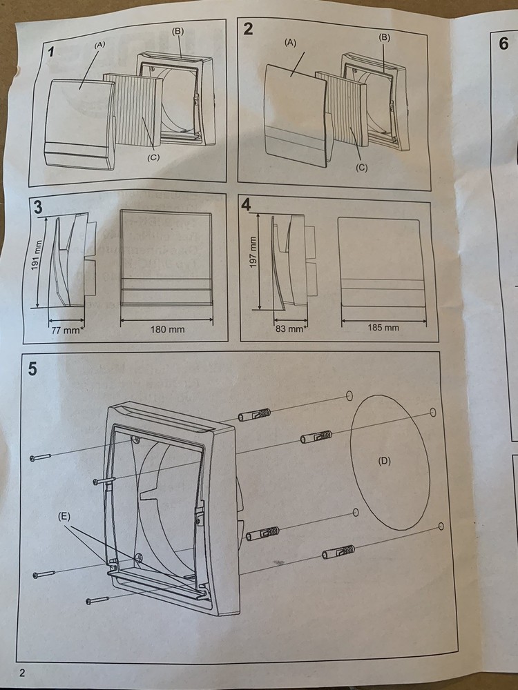 2 LUNOS Replacement 9/IBK-H 40179 Inner Screen & Filter GERMANY Tiny House Fresh