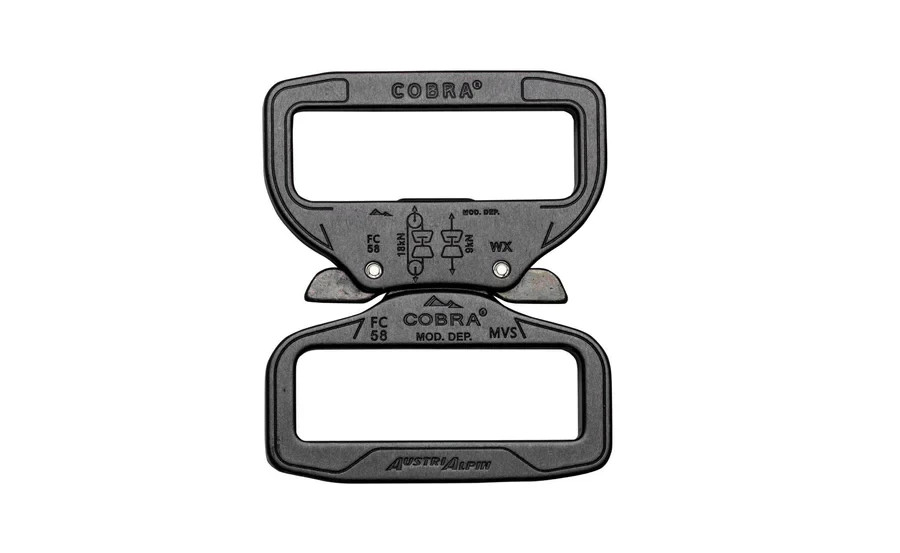 AustriAlpin COBRA 2.25" inch 58mm Super Wide Slot Fixed Duty Belt Buckle