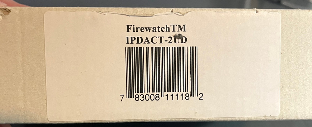 FIREWTACH IPDACT-2UD IP COMMUNICATOR NEW IN BOX NEVER PROGRAMMED NOS FIRE ALARM