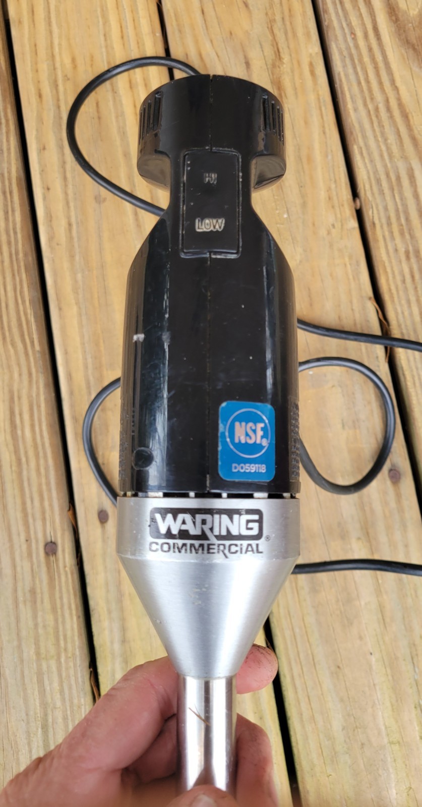 Waring Commercial Pro Quik Stik 2-Speed Immersion Blender Model WSB33