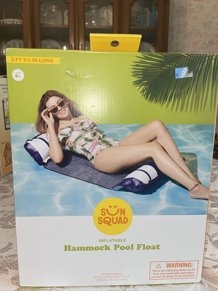 Inflatable Hammock Pool Float. NIB