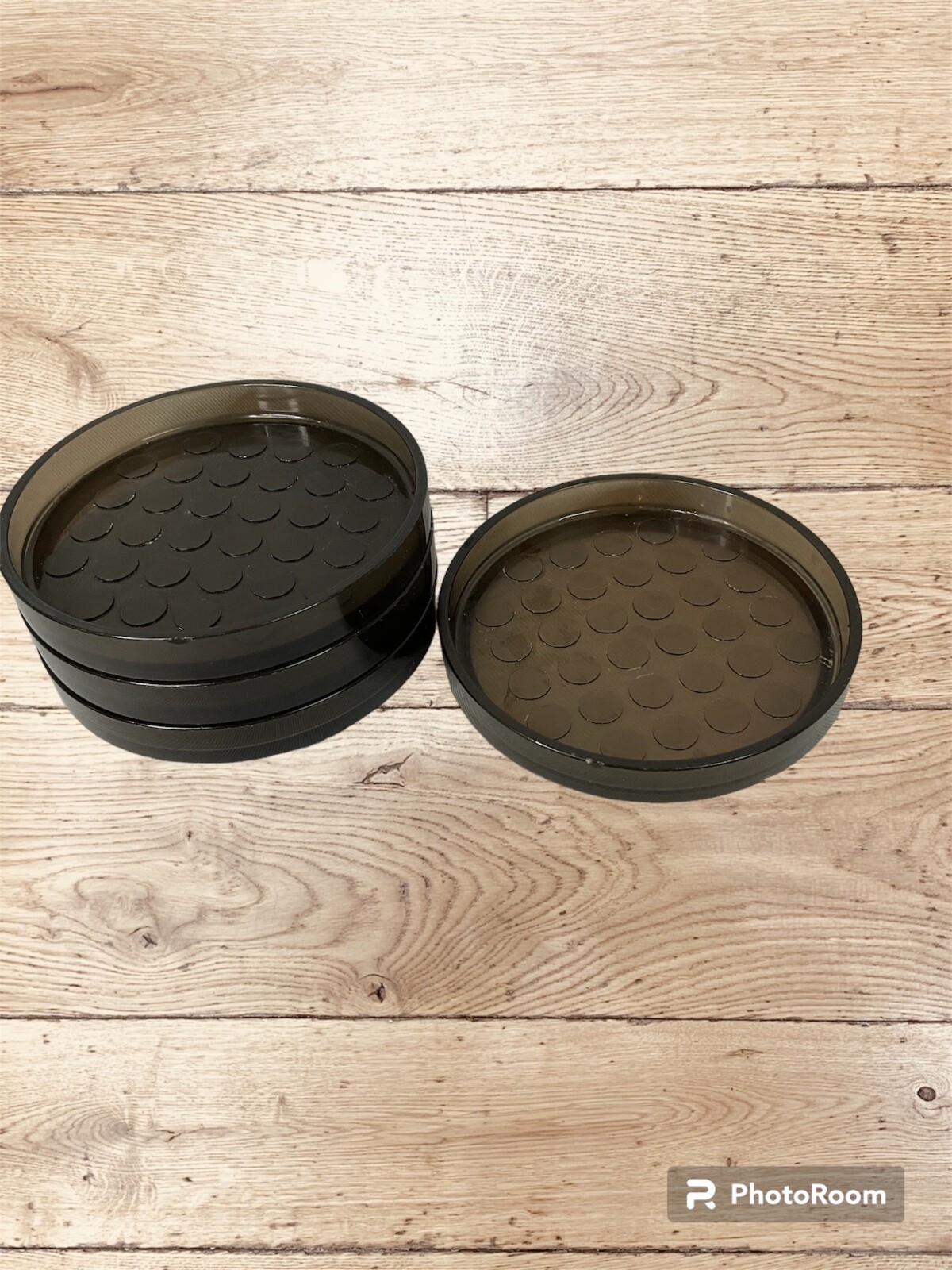 MCM Dansk Coasters Denmark Gray Acrylic 4