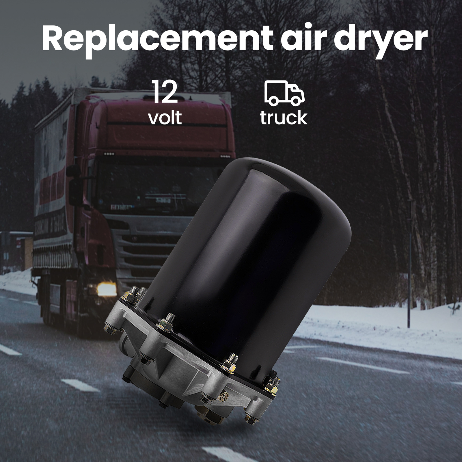 Air Dryer Assembly -12 Volt- Style for Bendix 065225 109685 for BW for benz 1.8L