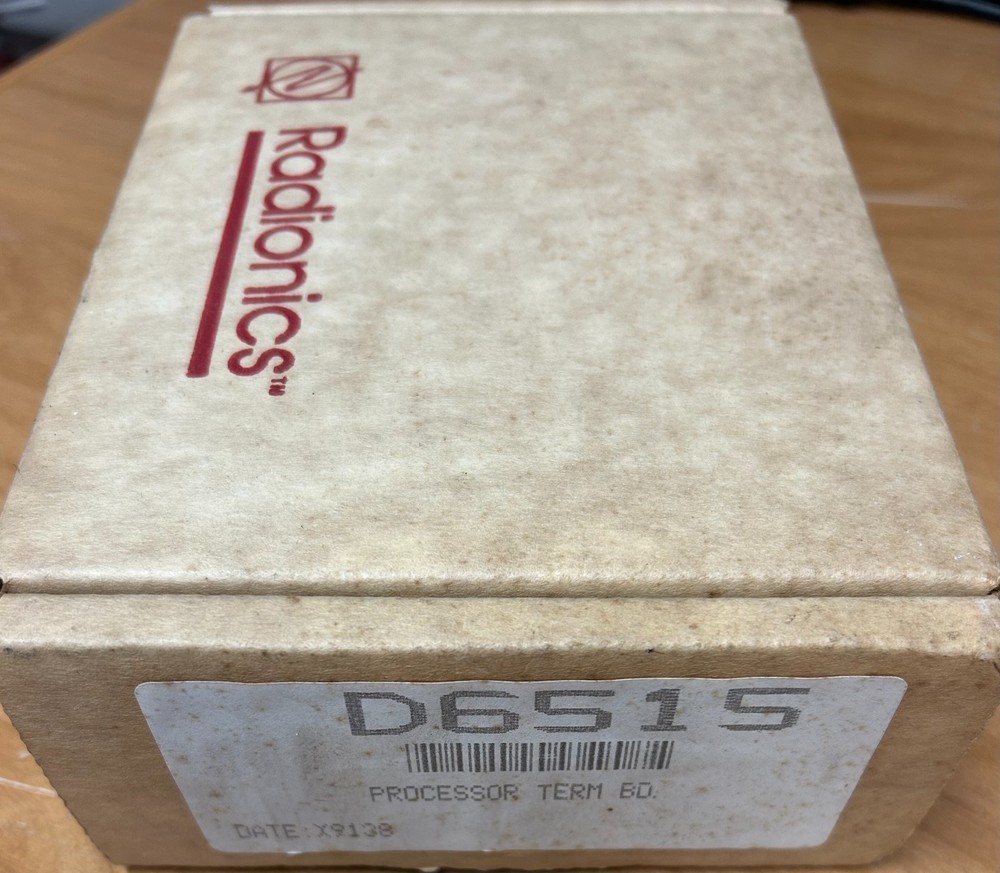 Radionics D6515 Processor Terminal Board