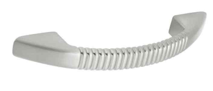 5" Ribbed Bow Pull Satin Nickel