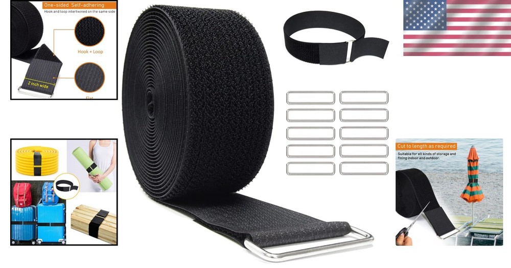 Adjustable Nylon Cable Ties for Organization, 32ft