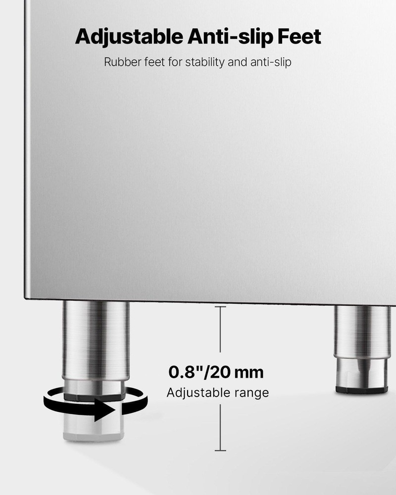 Efficient 250lb Ice Storage Bin with Fast Drain Design Feature