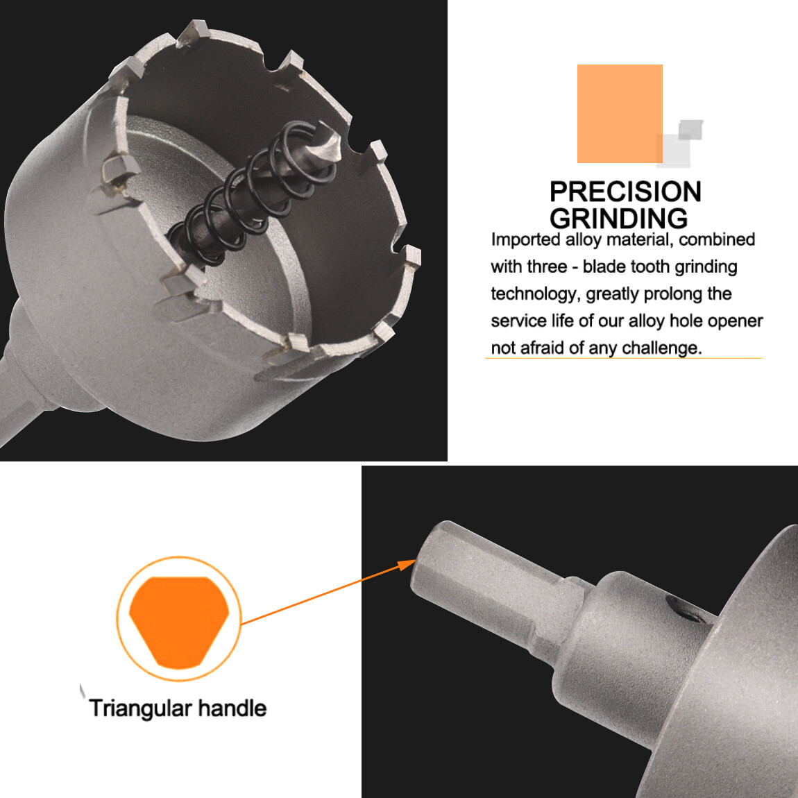 12 Sizes Hole Saw Drill Bit Kit - Stainless Steel for Wood & Meta